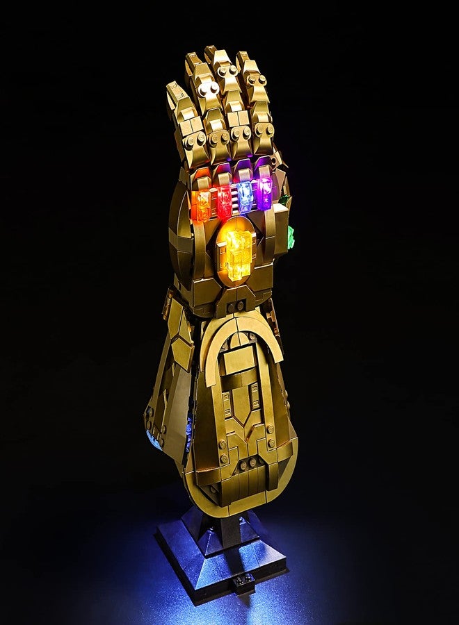 YEABRICKS LED Light for Lego-76191 Marvel Infinity Gauntlet Building Blocks Model (Lego Set NOT Included) - Image 3
